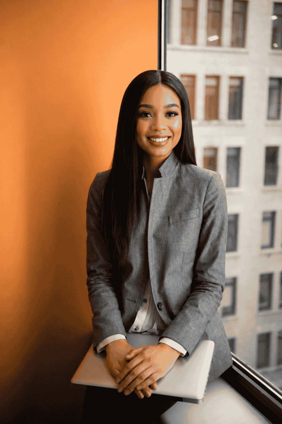 Confident African business professional